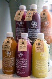 Selection of Fresh Pressed juices