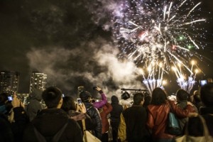 Docklands Winter Fireworks